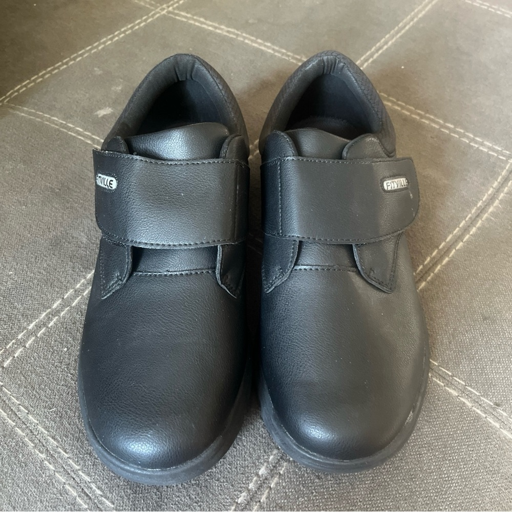 Men leather orthopedic shoes size 11